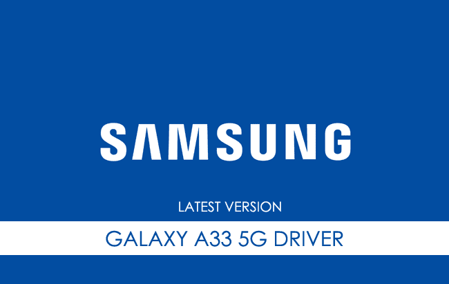 Samsung Galaxy A33 5G USB Driver