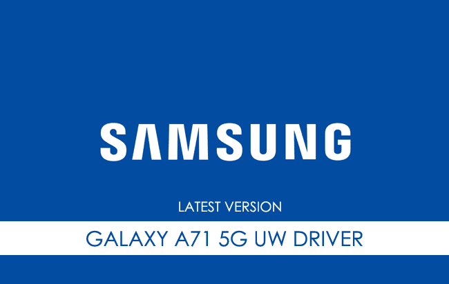 Samsung Galaxy A71 5G UW USB Driver